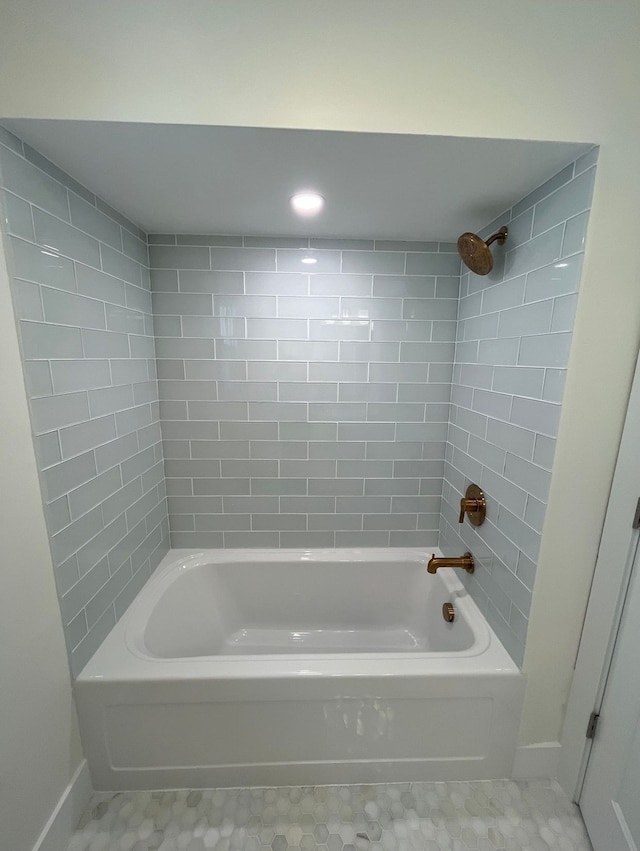 bathroom featuring tub / shower combination