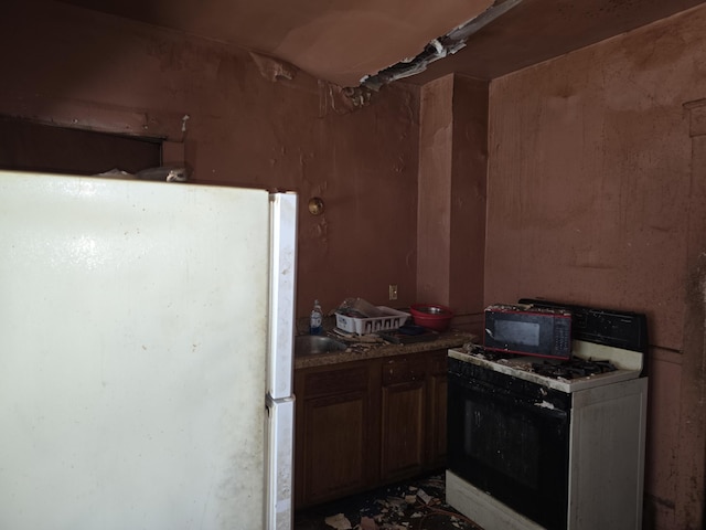 kitchen featuring white appliances