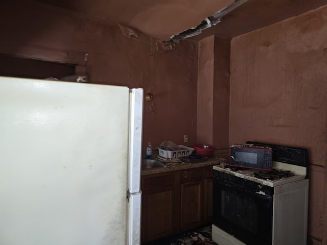 kitchen with white appliances