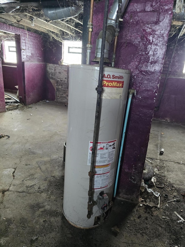 utilities with gas water heater