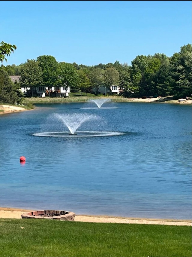 property view of water