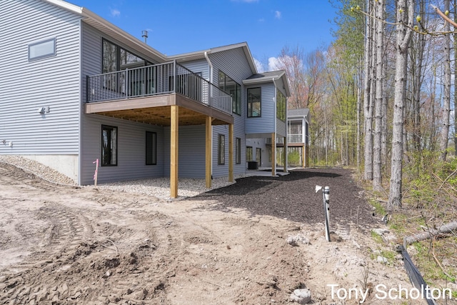 view of rear view of property