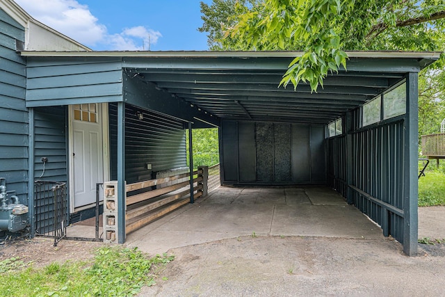 view of car parking