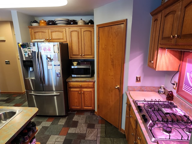 kitchen featuring appliances with stainless steel finishes