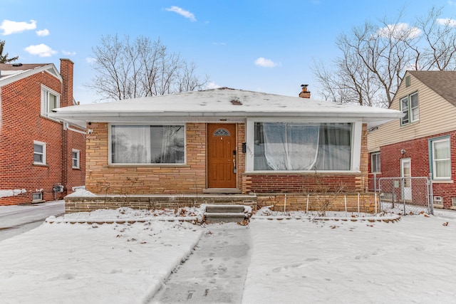 view of front of home