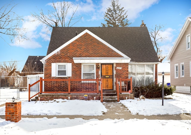 view of bungalow-style house