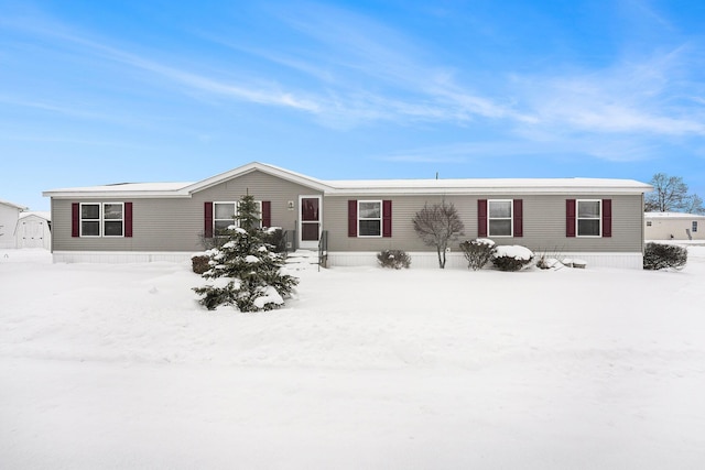 view of manufactured / mobile home