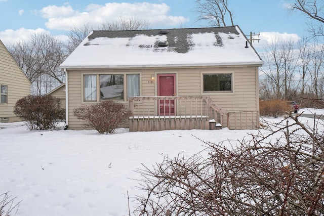 view of bungalow-style house