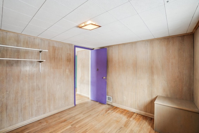 interior space featuring light wood-type flooring