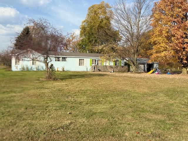 view of yard