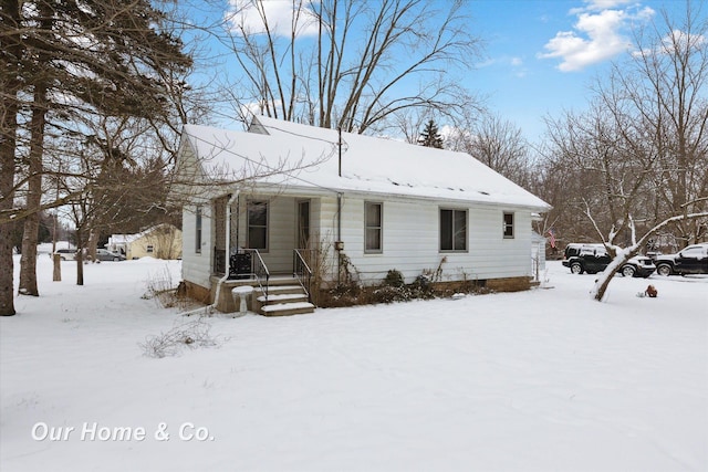 view of front of property