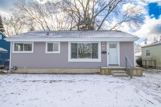 view of bungalow-style house