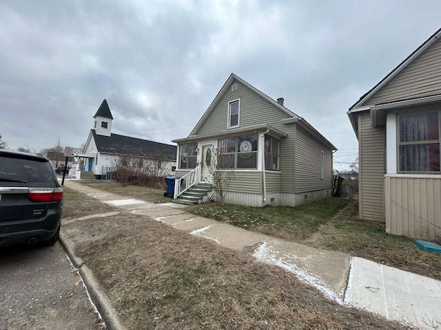 view of front of home