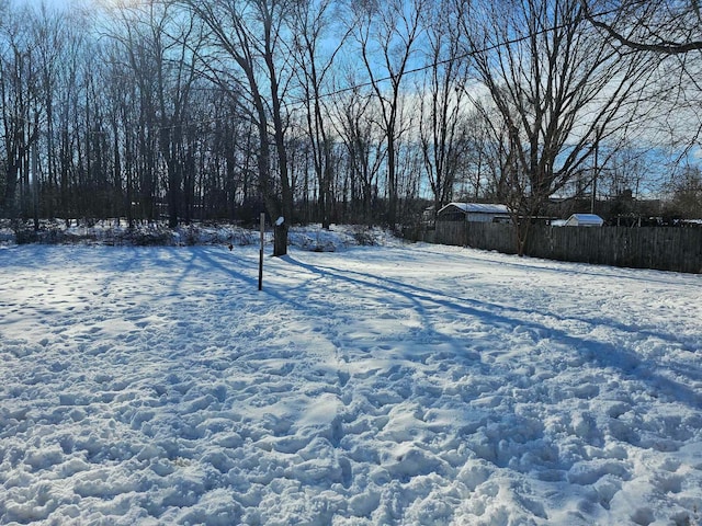 3593 Southern Dr, Hart, MI 49420 - view of yard layered in snow