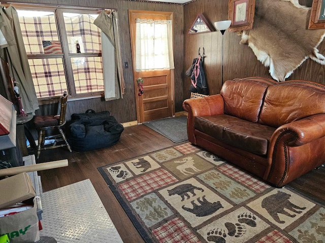 3593 Southern Dr, Hart, MI 49420 - living room with hardwood / wood-style floors