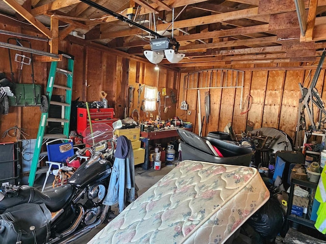 3593 Southern Dr, Hart, MI 49420 - garage with a garage door opener