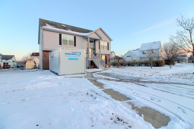 view of front of property