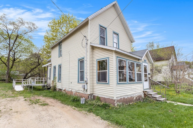 view of side of home