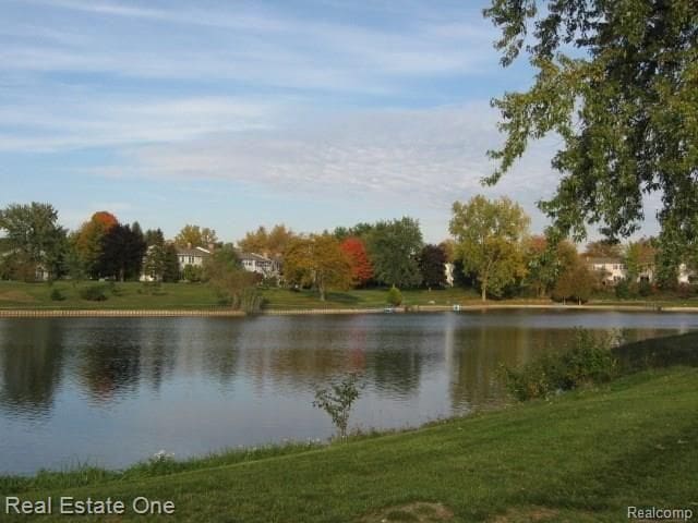 view of water feature