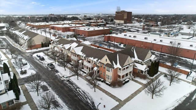 13319 St Ervin Ave Unit 17, Detroit, MI 48215 - view of snowy aerial view