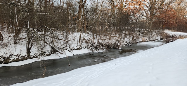 view of snowy landscape