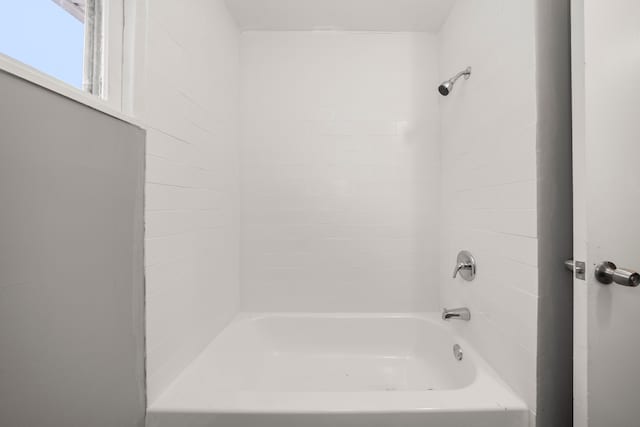 bathroom featuring bathtub / shower combination