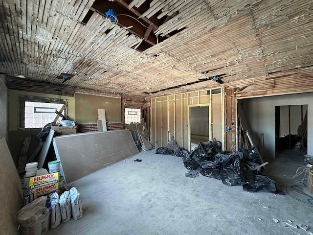 miscellaneous room featuring concrete floors