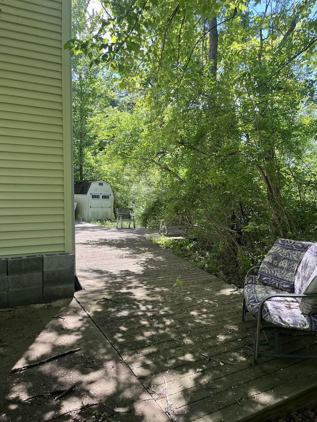 2273 Woodland Trl, Hillsdale, MI 49242 - view of patio / terrace with a deck