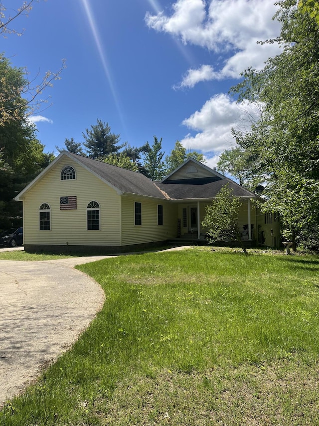 2273 Woodland Trl, Hillsdale, MI 49242 - back of house with a lawn