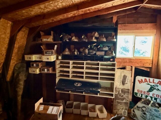 view of storage room