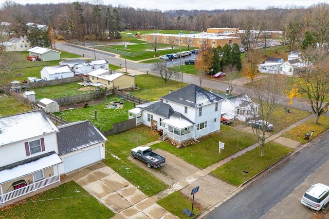 drone / aerial view