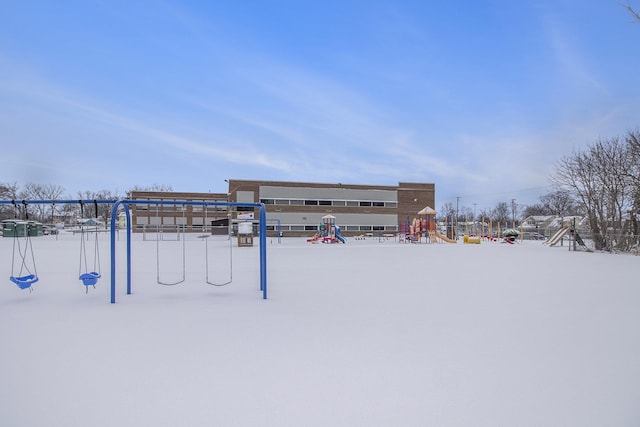 exterior space with a playground