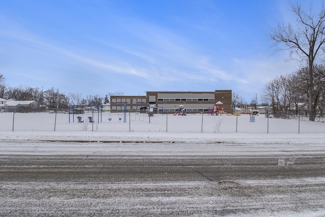 exterior space with a playground