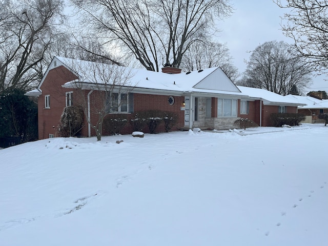 view of ranch-style house