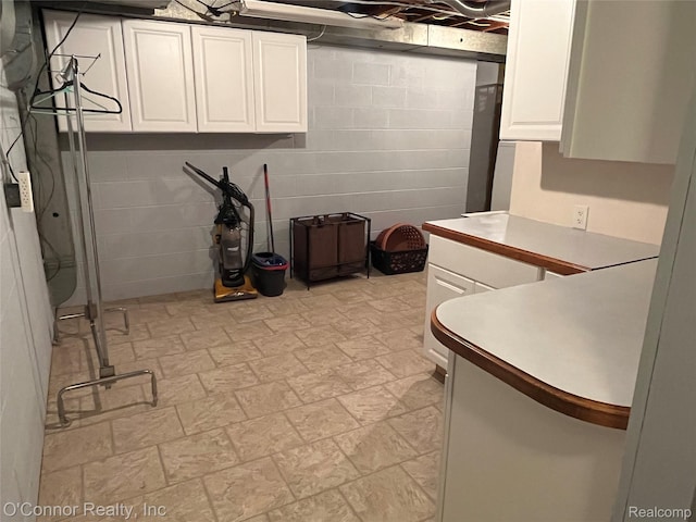 43 W Breitmeyer, Mount Clemens, MI 48043 - below grade area with concrete block wall