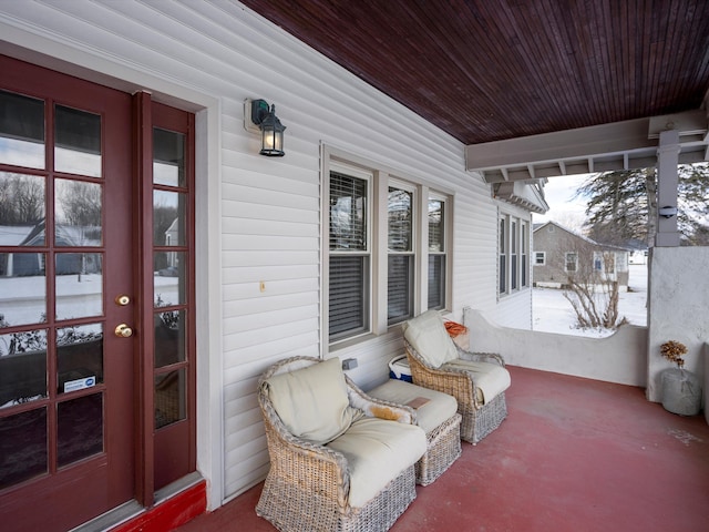 sunroom with a wealth of natural light