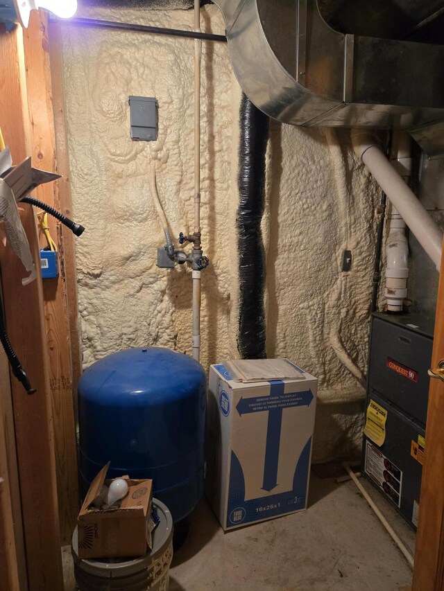 view of utility room