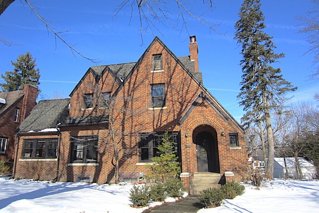 view of tudor house