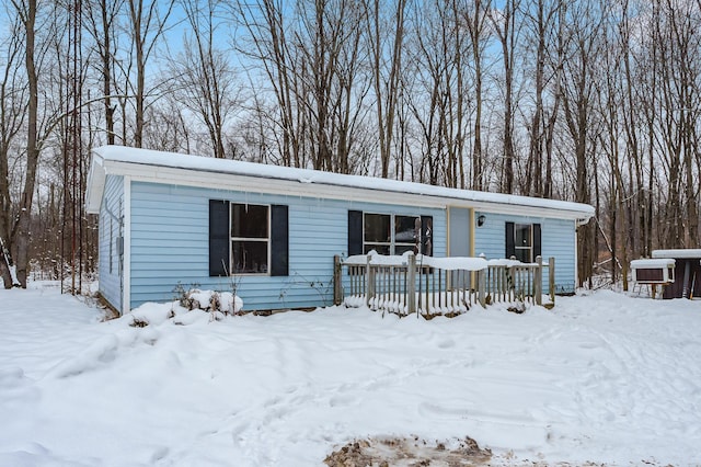 view of manufactured / mobile home