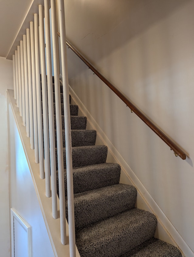 view of staircase