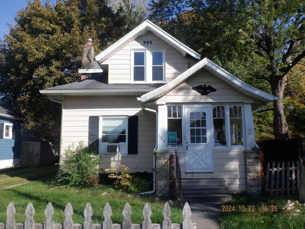 view of bungalow-style home