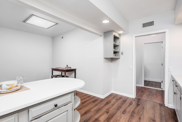 interior space with wood-type flooring