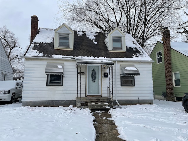 view of cape cod-style house