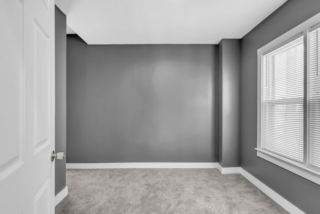 empty room with light carpet