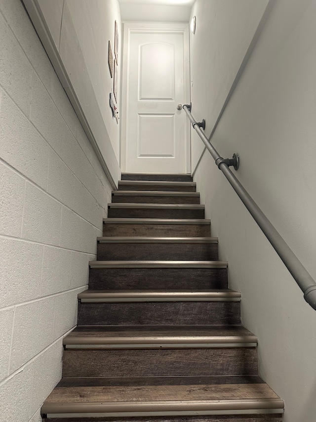 view of staircase