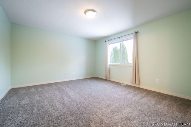 spare room with carpet