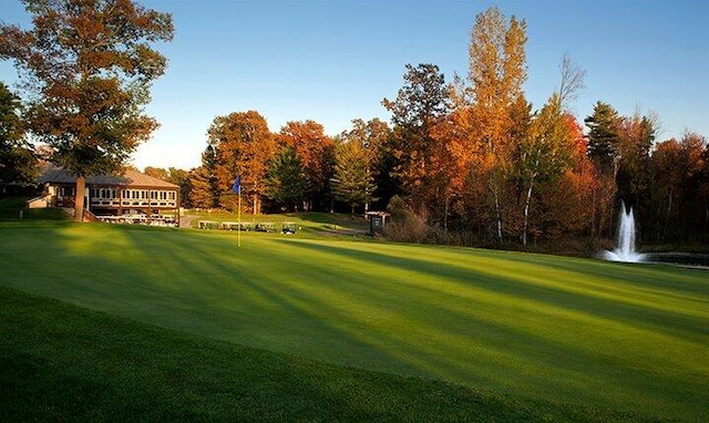 surrounding community featuring a yard