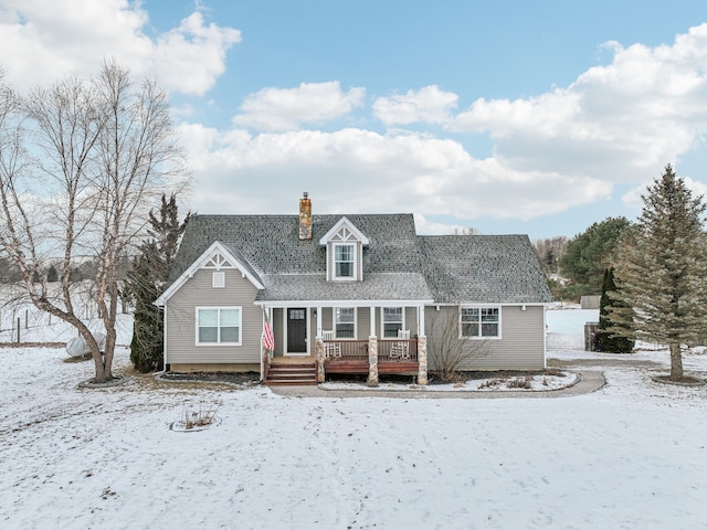 view of cape cod-style house