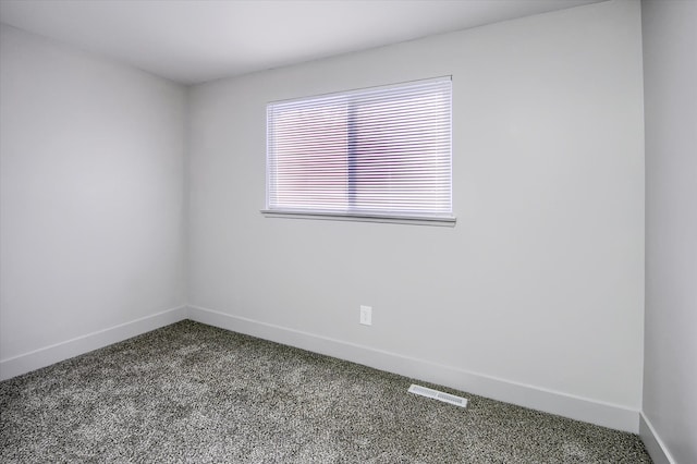 spare room with carpet floors