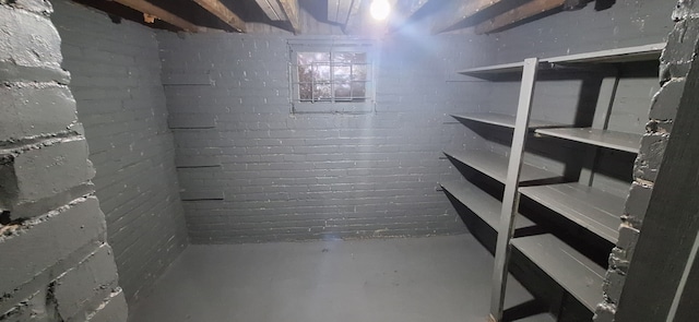 view of storage room